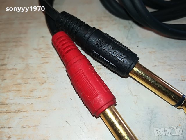 KLOTZ GOLD CABLE-1,10метра-ВНОС SWISS 0702231136, снимка 5 - Други - 39585901