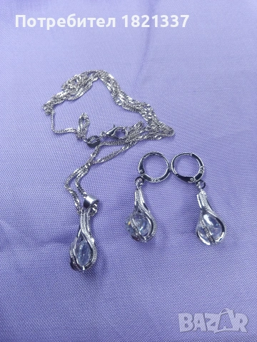 Комплект колие и обици , снимка 3 - Макари - 53817985