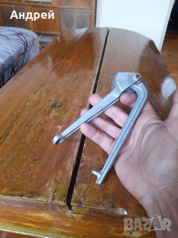 Стара алуминиева преса за чесън #3, снимка 3 - Други ценни предмети - 51634491