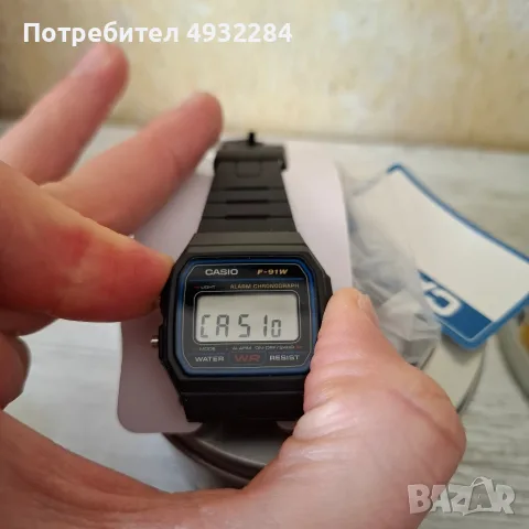 часовници Casio F-91w, снимка 5 - Мъжки - 56246681