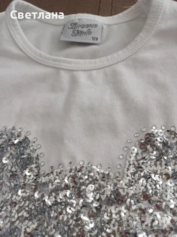 Детска блуза 128см , снимка 2 - Детски Блузи и туники - 47446263
