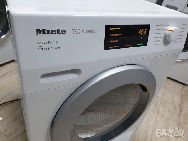 Miele T1 Сушилня с Термопомпа Миеле 12м Гаранция, снимка 3 - Сушилни - 52795201