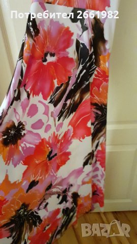 Дълга рокля на цветя в прекрасни цветове, снимка 3 - Рокли - 33791888