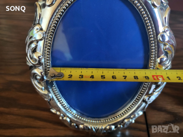 Уникално Красив Посребрен Комплект Рамка За  Снимка И Кутия За Бижута, снимка 12 - Антикварни и старинни предмети - 36363605