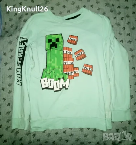 Блуза с дълъг ръкав Minecraft , снимка 1