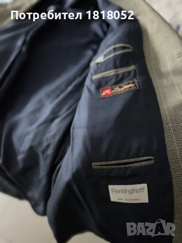 Мъжко леко карирано сако, снимка 2 - Сака - 52631929