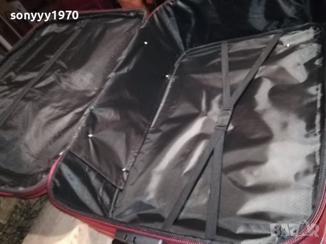 КУФАР 65Х42Х22СМ-ЧЕРВЕН ДЕНИМ 1808231952, снимка 12 - Куфари - 41897525