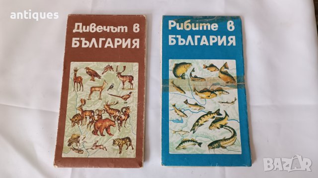 Две стари карти на България - лов и риболов - БЛРС