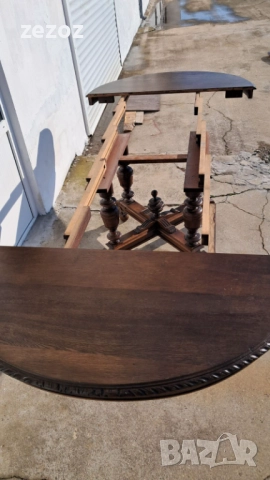 Маса антикварна масив №120, снимка 4 - Маси - 51854181