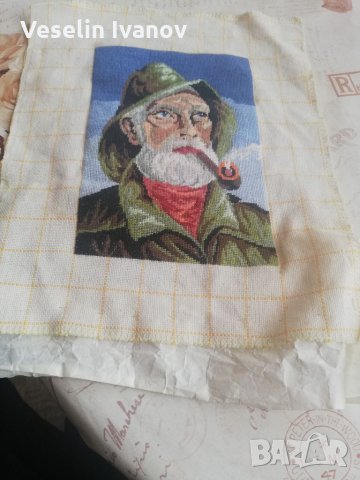 Гоблен старецът с лулата, снимка 4 - Гоблени - 35976304