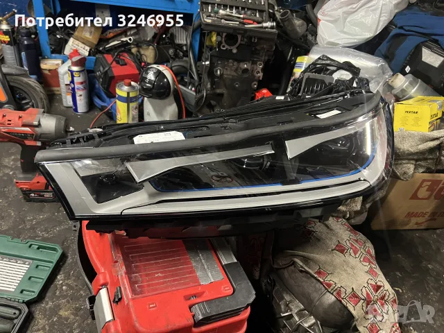 преден ляв фар Bmw IX lazer , снимка 4 - Части - 56136316