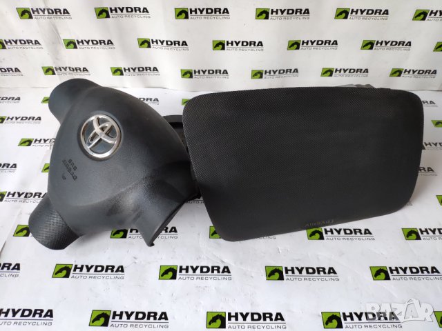 Airbag комплект за табло и волан за Toyota Aygo еърбег Тойота Айго, снимка 1 - Части - 35876894