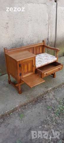 Пейка телефонна-Рустик, снимка 4 - Дивани и мека мебел - 53353350