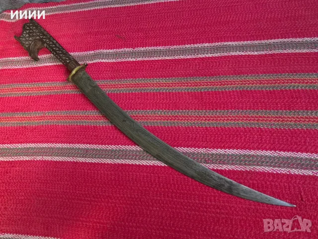 Нож кама сабя нимча, снимка 3 - Антикварни и старинни предмети - 56245321