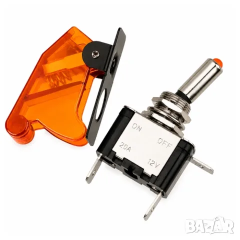 ON/OFF ключ 12V 20A с предпазен капак