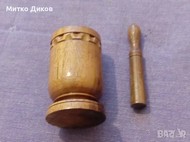 Мини хаван Н-50мм и фи 30мм като нов, снимка 4 - Декорация за дома - 55803999
