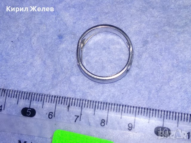 АЖУРЕН СРЕБРИСТ ФИГУРАЛНО ОРНАМЕНТИРАН АРТ ПРЪСТЕН Тип ХАЛКА от БЛАГОРОДНА СТОМАНА 36962, снимка 10 - Пръстени - 39754417