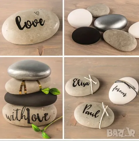 Молд три вида камъчета за декорация и рисуване , снимка 2 - Форми - 48395193