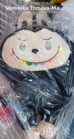 Лабубу плюшена играчка 80см 100см , снимка 8 - Плюшени играчки - 51450975