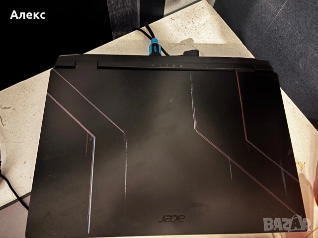 Acer nitro 5 rtx3060+ клавиатура,слушалки,мауспад, монитор+ g29 волан, снимка 2 - Лаптопи за игри - 53759378