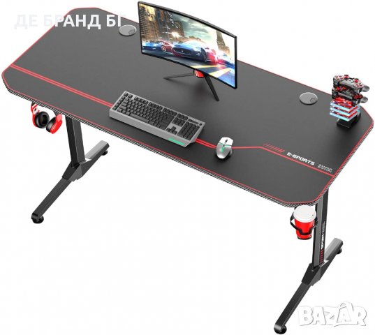 Геймърско бюро с аксесоари NE-1460, снимка 6 - Бюра - 35885670