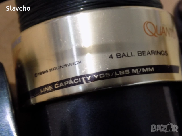 Риболовна макара - Quantum Zebco SX2/ 4 ball bearing/ long stroke, снимка 11 - Макари - 53814423