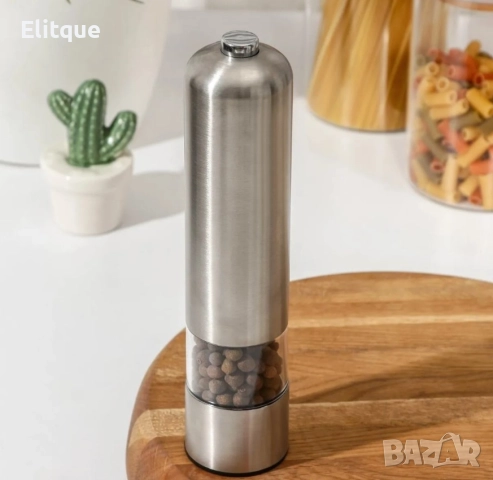 Звукова елекрическа мелачка за подправки, на батерии