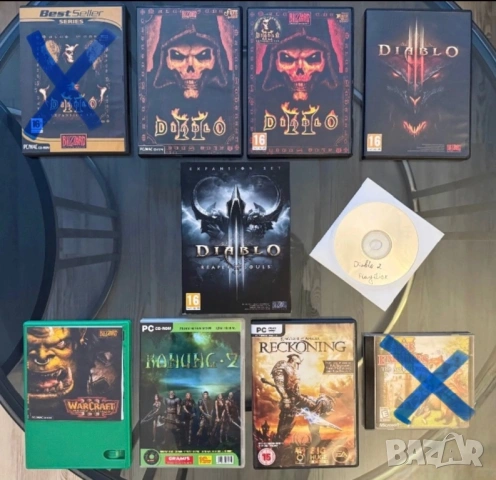 PC игри - Diablo, Warcraft и др.