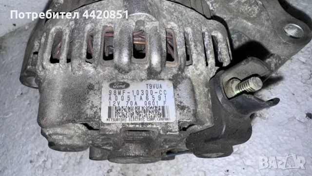 Динамо/Алтернатор за Ford Fiesta 2000 - T9VUA / 98MF-10300-CC, снимка 2 - Части - 49891352