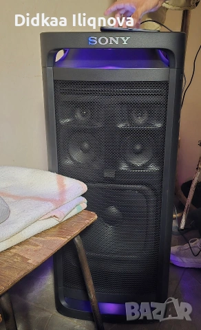 Парти тонколона Sony ULT Tower 9 (SRS-ULT900) - Като нова, Брутален бас!, снимка 3 - Bluetooth тонколони - 53729724