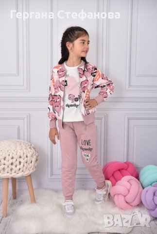 Комплект 3 части Размери -3/4г.4/5г.5/6г.7/8г.9/10г. Цена -35лв, снимка 2 - Детски комплекти - 41616512