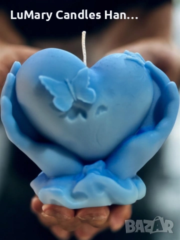 Свещ “Сърце в ръце”