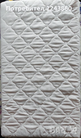 Продавам в добро състояние матрак 65/110/10 за бебешка кошара, снимка 4 - Матраци - 53204809