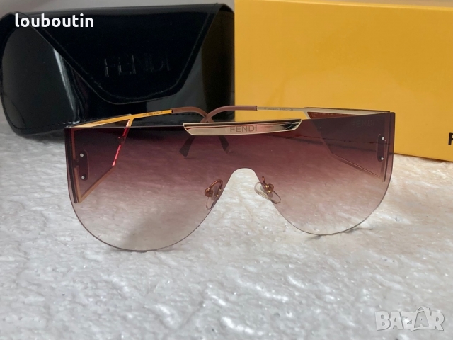 -15 % разпродажба Fendi 2022 дамски слънчеви очила маска с лого, снимка 7 - Слънчеви и диоптрични очила - 36106919