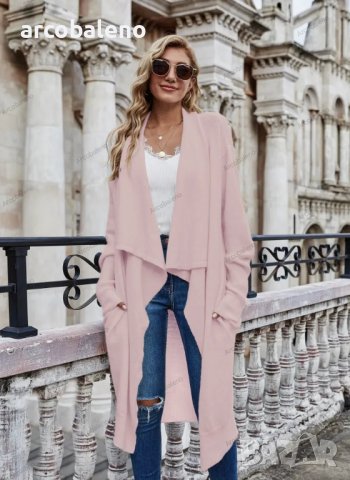 Дамска дълга, персонализирана и стилна плетена жилетка OL Tongle, 8цвята , снимка 10 - Жилетки - 41975648