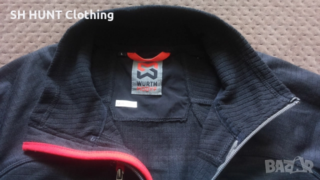 WURTH MODYF M456102002 Fleece Sweater Stretch размер M работна горница W4-448, снимка 14 - Суичъри - 52075887