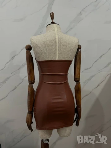 кожени рокли, снимка 2 - Рокли - 51057335