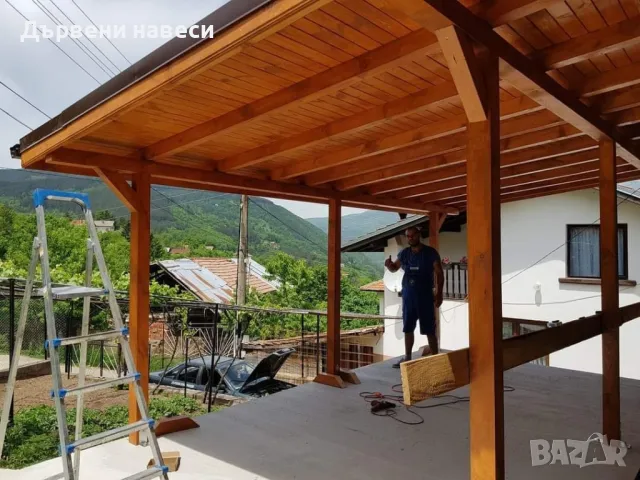 ремонт на покриви Дървени навеси , снимка 3 - Ремонти на покриви - 48569953