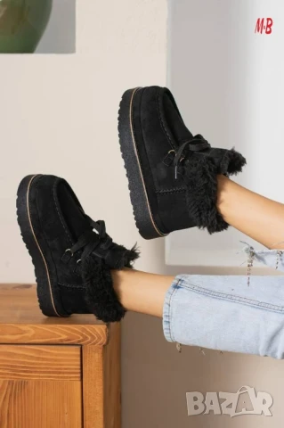 дамски боти с пух , снимка 3 - Дамски боти - 50761512
