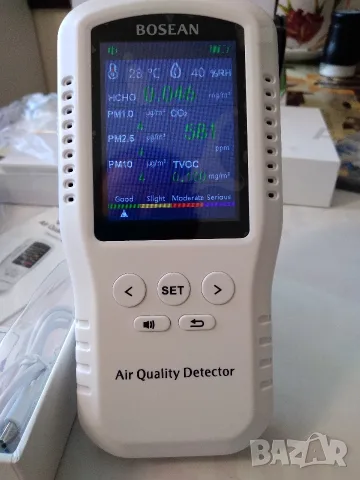 Детектор за качеството на въздуха BOSEAN T-Z01PRO, снимка 3 - Друга електроника - 55968884