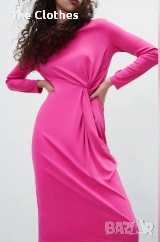 Рокля Zara S размер цикламена