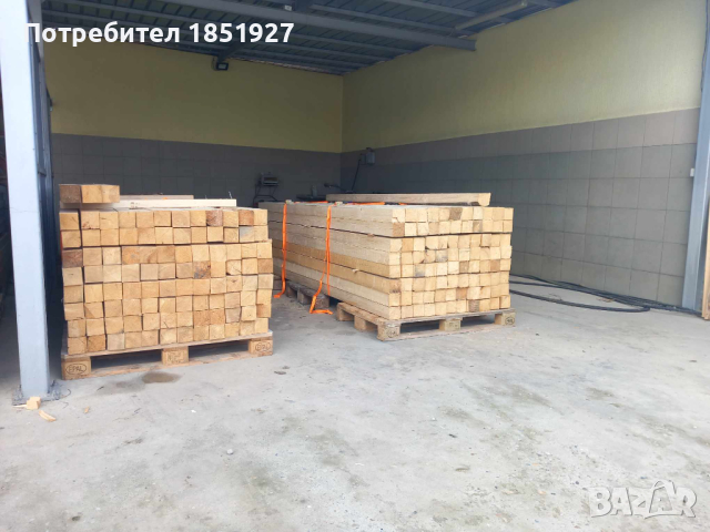 Дървен материял на изгодна цена област велико търново може и доставка най ниски цени  8х8/3м 12лв 8х, снимка 3 - Строителни материали - 44817405