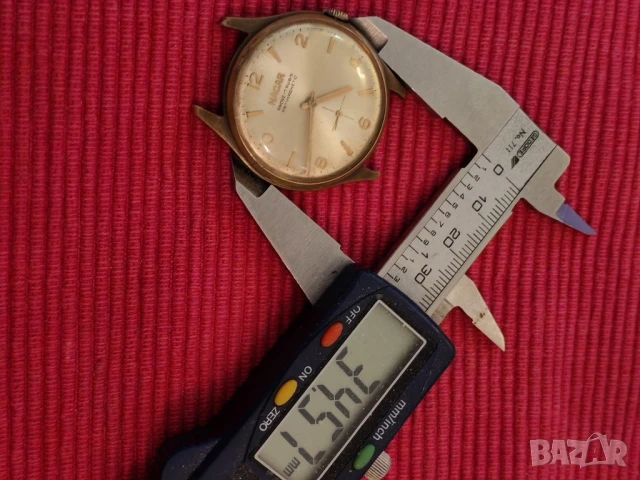 Винтидж механичен, мъжки часовник NACAR, Швейцария. , снимка 4 - Мъжки - 50973603