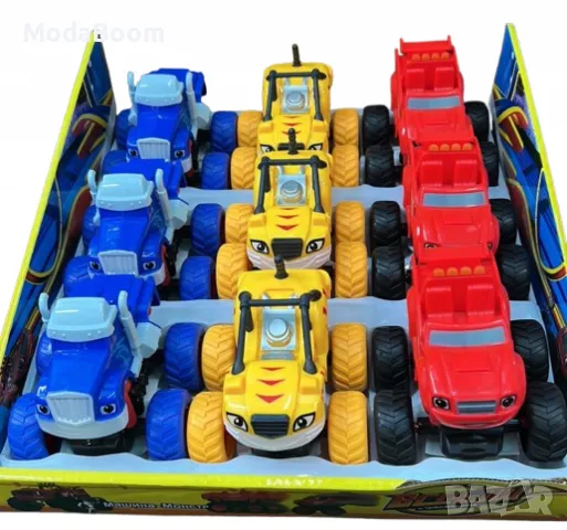 Пламъчко и машините - колички, снимка 3 - Коли, камиони, мотори, писти - 48905216