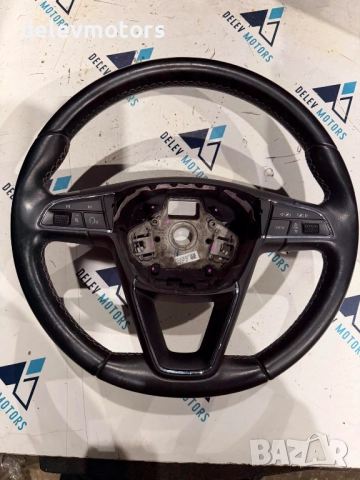 5F0419091AH трилъчев кожен мултифункционален волан от Seat Leon ST FR, 1.8 TSI 180 кс.