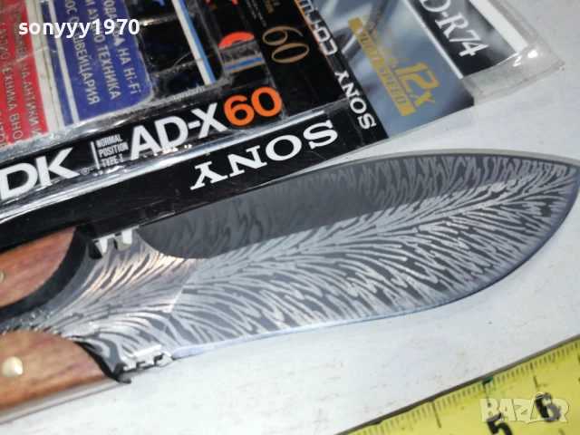 НОЖ С ДЪРВЕНА ДРЪЖКА И ВРЪВ 2102261612, снимка 4 - Ножове - 53573520