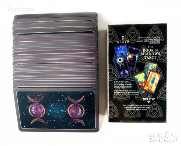 Комплект от 2 таро колоди: The Book of Shadows Tarot As Above So Below, снимка 6 - Други игри - 36329609
