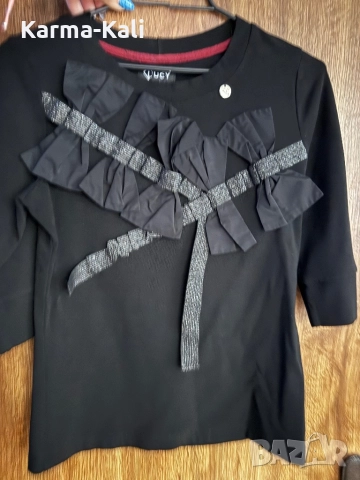 блуза lucy fashion с панделки, снимка 3 - Блузи с дълъг ръкав и пуловери - 52077852