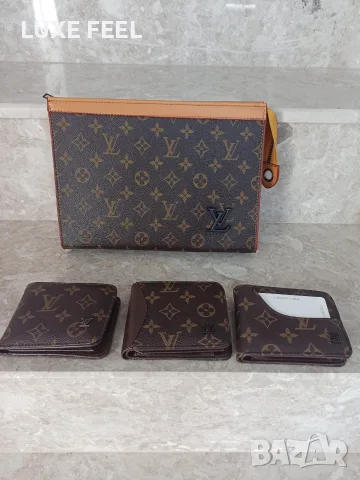Louis Vuitton ⚜️Мъжки Клъч , снимка 7 - Чанти - 56275782