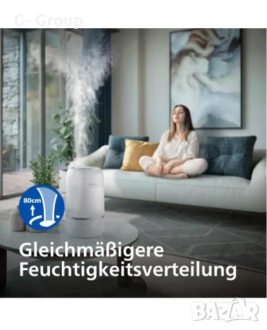 Смарт Овлажнител на въздух PHILIPS ! Идеален за помещения със климатик!За помещения до 38кв.м, снимка 5 - Овлажнители и пречистватели за въздух - 55965171